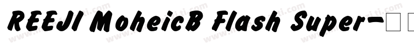 REEJI MoheicB Flash Super字体转换